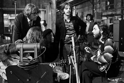 Banda inglesa The Beatles em Let it Be (1970), documentário recentemente restaurado por Peter Jackson e disponível na Diney + a partir de 8 de maio.<!-- NICAID(15757401) -->