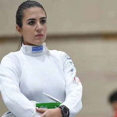 Amanda Simeão, Esgrima