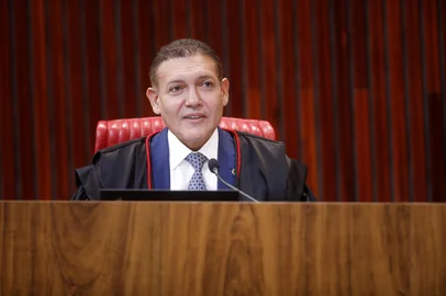 BRASÍLIA, DF, BRASIL - 07/05/2026 -  Ministro Kassio Nunes Marques toma posse como presidente do Tribunal Superior Eleitoral (TSE) (Foto: Luiz Roberto/TSE)<!-- NICAID(16283125) -->