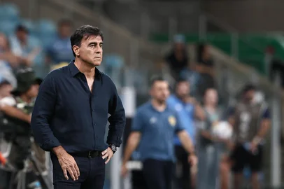 Porto Alegre, RS, Brasil, 11/02/2025 - Grêmio vs Pelotas, na Arena, válido pelo Campeonato Gaúcho 2025 - Foto: Jonathan Heckler/Agência RBS<!-- NICAID(15974502) -->
