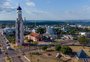 Igreja de Ametista do Sul tem torre mais alta do que estádios da dupla Gre-Nal e pontos icônicos do RS