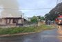 Incêndio destrói residência no Morro Santa Tereza