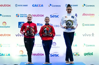 Fernanda Heinemann, Luiza Traspadini, Julia Castro, ginástica rítmica