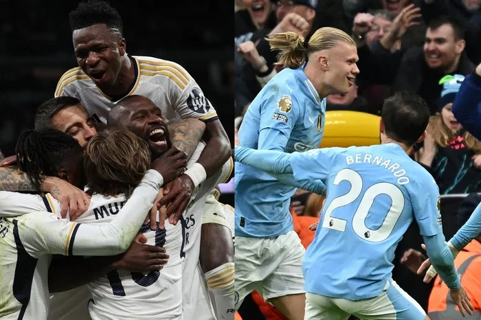 Montagem com fotos de Pierre-Philippe Marcou / AFP e Paul Ellis / AFP