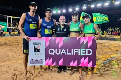 Brasil, vôlei de praia, Los Angeles 2028