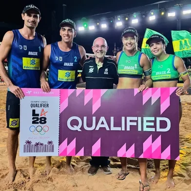 Brasil, vôlei de praia, Los Angeles 2028