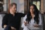 Príncipe Harry e Meghan Markle na série documental Harry & Meghan, da Netflix.<!-- NICAID(15289164) -->