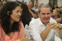 Deputada federal Denise Pessôa (PT) e ex-prefeito Alceu Barbosa Velho (PDT), cotados, respectivamente, como candidatos a prefeita e vice-prefeito em chapa a ser formada por partidos de centro-esquerda.<!-- NICAID(15689174) -->