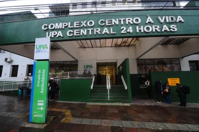 CAXIAS DO SUL, RS, BRASIL, 09/08/2022. Complexo Centro à Vida - UPA Central 24 Horas (UPA 24h). Reportagem do Pioneiro esteve conversando com quem estava no local sobre a qualidade do serviço prestado. (Porthus Junior/Agência RBS)<!-- NICAID(15170891) -->