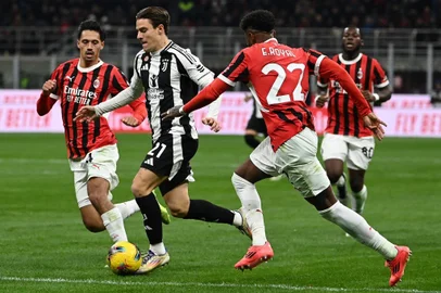 Milan x Juventus, futebol