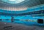 FOTOS: veja como ficou o gramado da Arena do Grêmio após água recuar