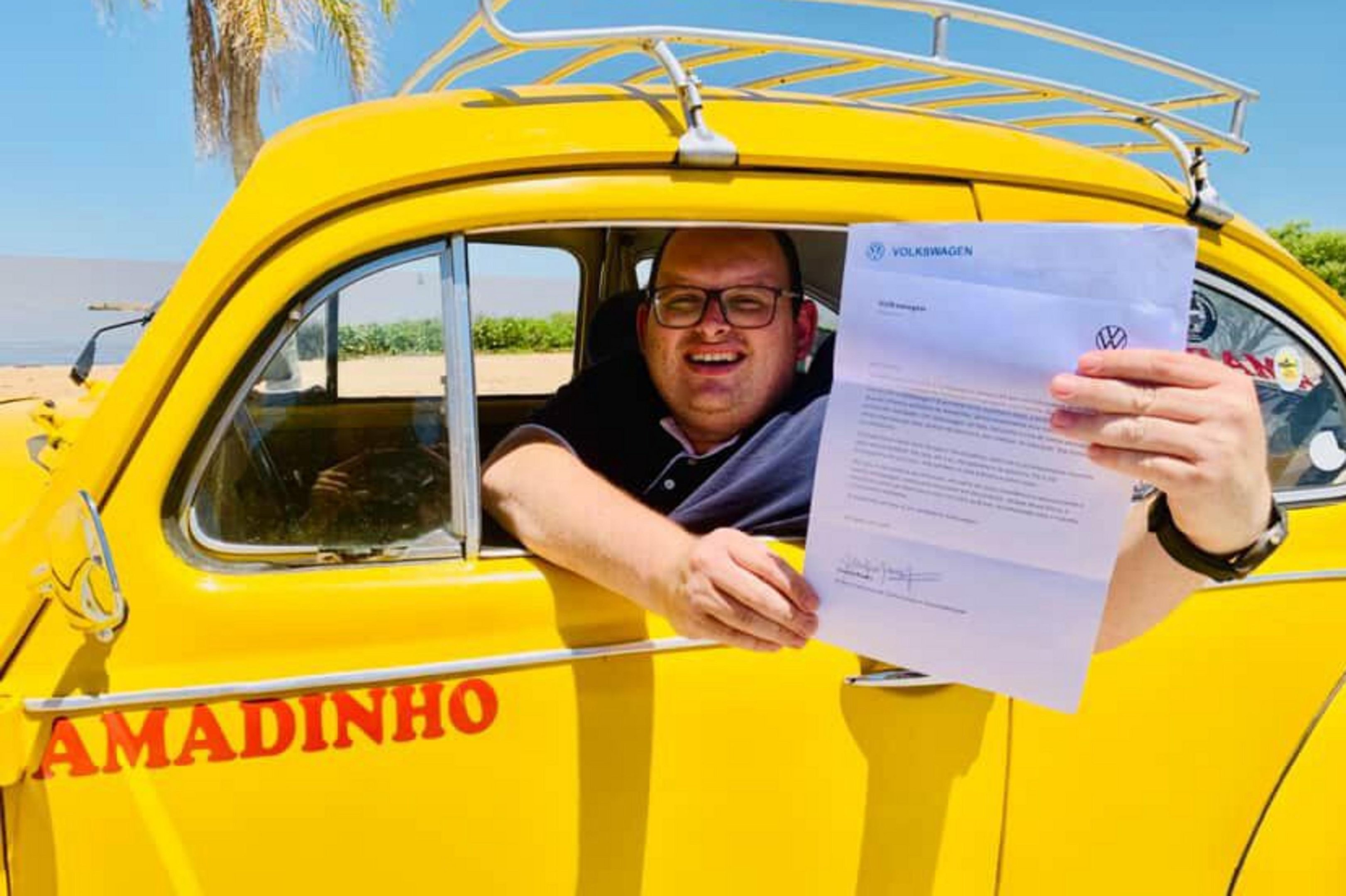 "O Amadinho &eacute; um verdadeiro Volkswagen", diz montadora ao reconhecer projeto liter&aacute;rio do sul do Estado