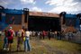 PORTO ALEGRE, RS, BRASIL, 18.11.2023: primeiras movimentações no Festival Turá em Porto Alegre.<!-- NICAID(15601554) -->