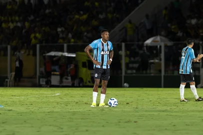 NOVORIZONTINO-VOLTA REDONDA: CAMPEONATO BRASILEIRO SÃ‰RIE B 2025Mirassol, SP, Brasil, 16/04/2025 - Mirassol vs Grêmio pela 4ª rodada do Campeonato Brasileiro Série A 2025 - Foto: Rainier Moura/Grêmio FBPA/DivulgaçãoEditoria: SPOLocal: Novo MirassolIndexador: Rainier Moura/RP FOTOPRESSSecao: MIRASSOLFotógrafo: MIRASSOL-GRÃŠMIO: CAMPEONATO BRA<!-- NICAID(16018722) -->