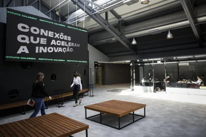 PORTO ALEGRE, RS, BRASIL, 30-08-2021: Insituto Caldeira. Empresas tradicionais investem em startups e ecossistemas de inovacao.  (Foto: Mateus Bruxel / Agencia RBS)Indexador: Mateus Bruxel<!-- NICAID(14876038) -->