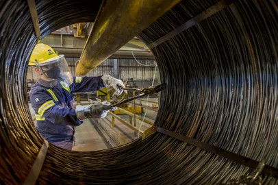 Fotografia realizada na Gerdau Riograndense em Sapucaia do Sul/RS.<!-- NICAID(15842804) -->