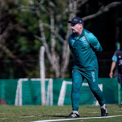 Treino do Juventude para o jogo contra o Flamengo. Na foto, o técnico Fábio Matias.<!-- NICAID(16017456) -->