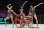 Brasil fica em quarto lugar na final dos cinco arcos no Mundial de Ginástica Rítmica