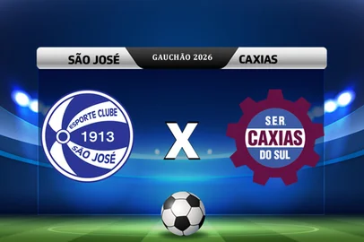 São José x Caxias, pelo Gauchão 2026<!-- NICAID(16202608) -->