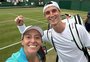 Luisa Stefani faz história e vai à final de duplas mistas em Wimbledon