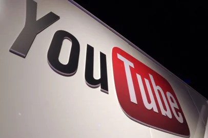 (FILES) In this file photo taken on December 04, 2012 a YouTube logo during LeWeb Paris 2012 in Saint-Denis near Paris. - YouTube's music streaming service reported September 2, 2021 it now has more than 50 million subscribers, saying it is growing quickly as it tries to close the gap with market-leader Spotify. (Photo by Eric PIERMONT / AFP)<!-- NICAID(14882937) -->
