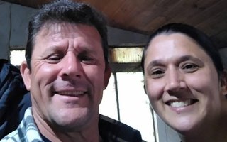 Sheila Lopes da Silva, 41 anos, e Rogério Santos da Silva, 61 anos, pai e filha assassinados pelo ex-companheiro dela na Ilha dos Marinheiros, em Porto Alegre, em 10/08/2025, Dia dos Pais. <!-- NICAID(16099062) -->