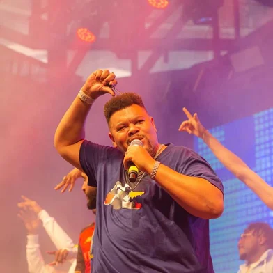 Babu Santana no primeiro dia do rap in cena <!-- NICAID(15236408) -->