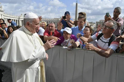Foto do Papa Francisco, para a coluna da Andressa Xavier<!-- NICAID(15985231) -->