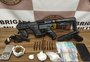 Homem é preso com pistola de uso restrito e drogas durante patrulhamento no bairro Rural