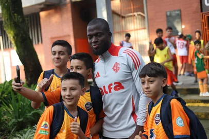 Enner Valencia tietado na Colômbia.<!-- NICAID(16032502) -->