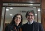 A mudança do letreiro do gabinete da reitoria da UFRGS