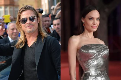 Bard Pitt e Angelina Jolie<!-- NICAID(15670239) -->