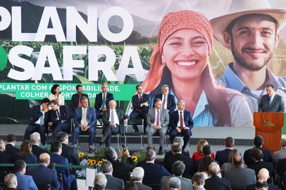 Brasília (DF), 03/07/2024 - Presidente Luiz Inácio Lula da Silva durante cerimônia de lançamento do Plano Safra 2024/2025. <!-- NICAID(15805002) -->