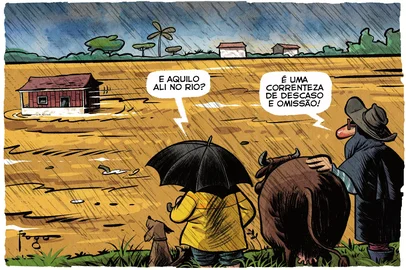 PORTO ALEGRE, RS, BRASIL, 22-07-2026: Charge do Fraga. Foto: Gilmar Fraga/Agência RBS<!-- NICAID(16332065) -->