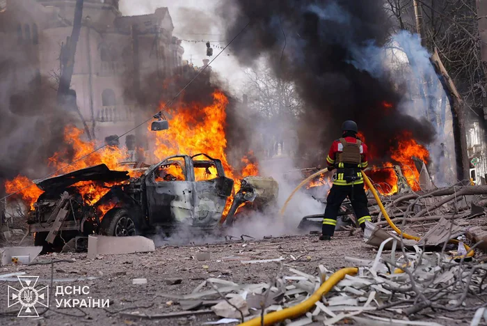 HANDOUT / UKRAINIAN EMERGENCY SERVICE