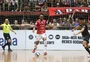 Atlântico marca dois gols no último minuto, vence o Magnus e larga em vantagem na final da Copa do Brasil de Futsal