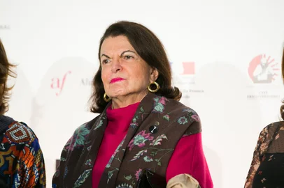 PORTO ALEGRE, RS, BRASIL, 23-10-2015.  Leda Camargo, embaixadora do Itamaraty. A 10ª Bienal do Mercosul,  Mensagens de Uma Nova América,  realiza cerimônia oficial de abertura no Santander Cultural. (FOTO ANDRÉA GRAIZ/AGÊNCIA RBS, REDE SOCIAL).<!-- NICAID(11774715) -->