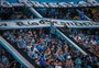 Oito setores da Arena têm ingressos esgotados para Grêmio e Juventude