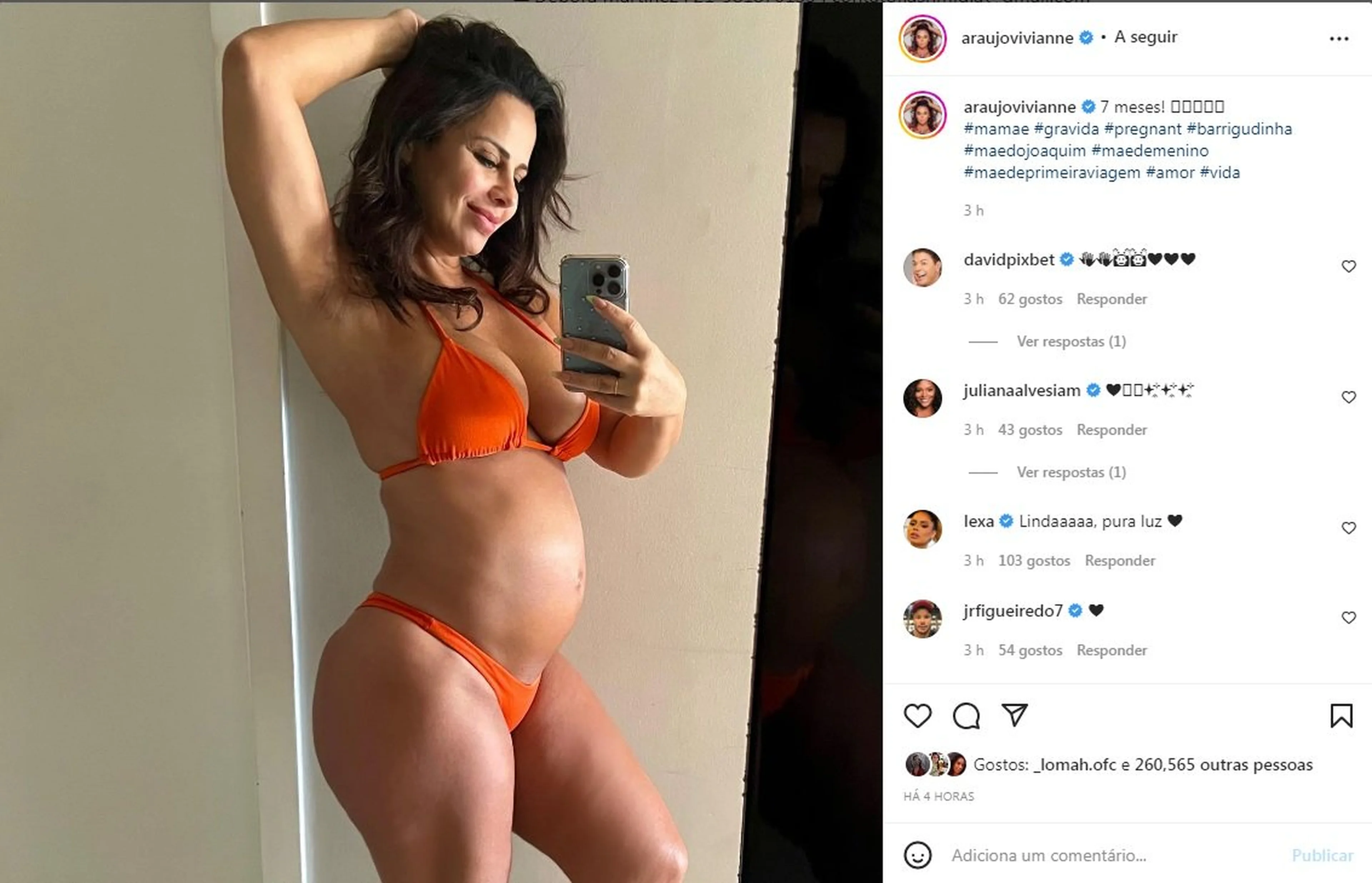 Reprodução/Instagram/Viviane Araújo