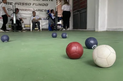 Na Apae de Passo Fundo, projeto usa a bocha como ferramenta de inclusão<!-- NICAID(15694338) -->