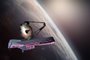 O telescópio James Webb, da Nasa, foi lançado ao espaço em 25 de dezembro de 2021.<!-- NICAID(15209587) -->