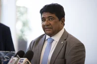 Assembleia geral extraordinária - CBF, Federações e clubes da Série A. Presidente em exercício Ednaldo Rodrigues. Lucas Figueiredo/CBF