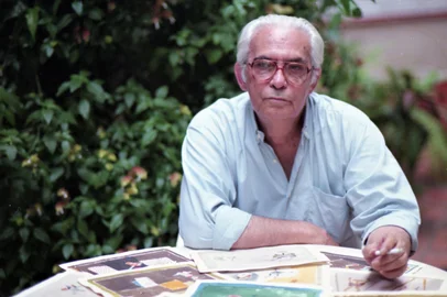 Geraldo Trindade Leal, pintor, gravador e desenhista gaúcho.-#ENVELOPE: 182428<!-- NICAID(16007830) -->