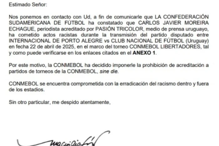 Conmebol / Reprodução