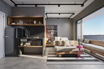 Moradia por assinatura é aposta deincorporadora no 4º Distrito. Na foto: Cokitchen do 4D Complex House<!-- NICAID(15035809) -->
