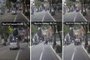 Câmera flagra sequência de três assaltos na Rua Frei Caneca em SP. Foto: Instagram @voudetaxioficial / Reprodução<!-- NICAID(15578692) -->