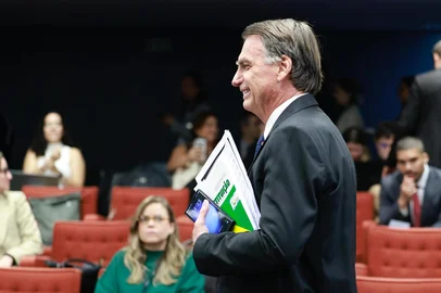 Depoimento do Ex-presidente Jair Bolsonaro no STF<!-- NICAID(16056424) -->