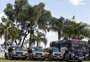 Batalhão de Polícia de Choque da BM recebe viaturas semiblindadas e ônibus em Caxias do Sul
