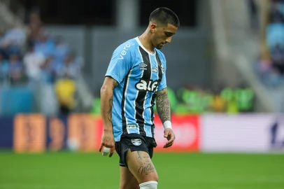 Porto Alegre, RS, Brasil, 13-09-2025: Grêmio enfrenta o Mirassol pelo Campeonato Brasileiro Série A, na Arena. Foto: Jefferson Botega/Agência RBSIndexador: jeff botega<!-- NICAID(16123664) -->