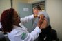 PORTO ALEGRE,RS,BRASIL.Campanha de vacinação contra gripe, vacinação no Posto da Cruzeiro.(RONALDO BERNARDI/AGENCIA RBS).<!-- NICAID(15734303) -->